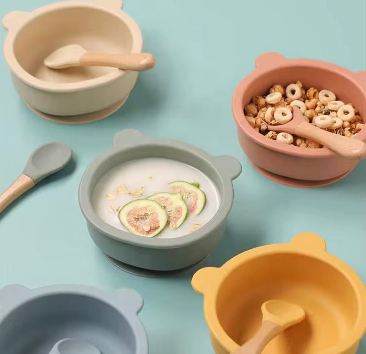 Silicone Bear Bowls