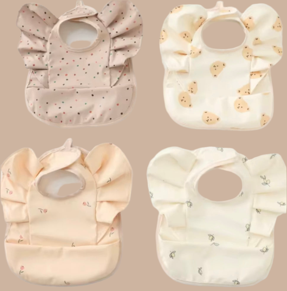 Soft Frilly Bib