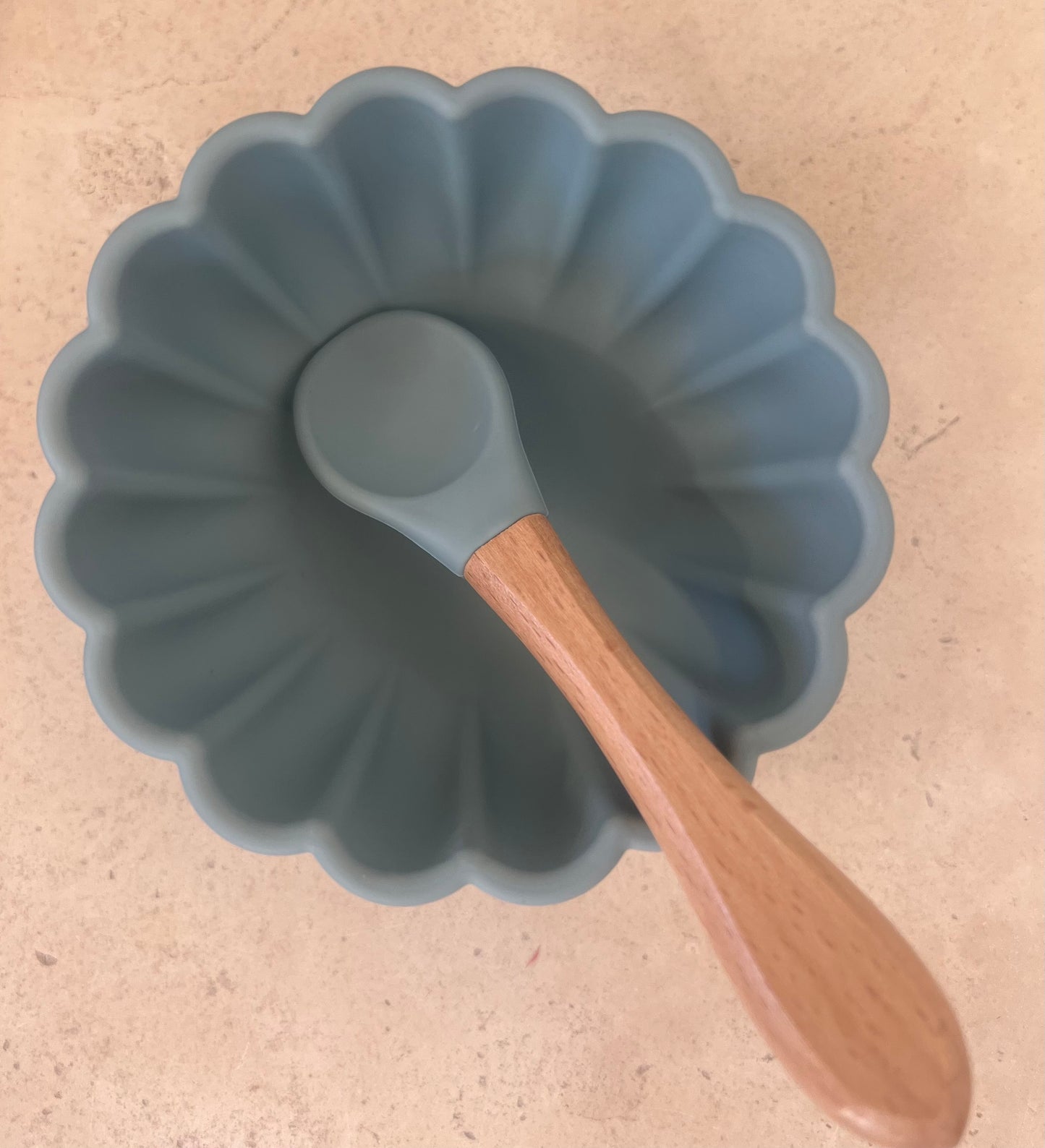 Silicone Shell Bowl & Spoon Set