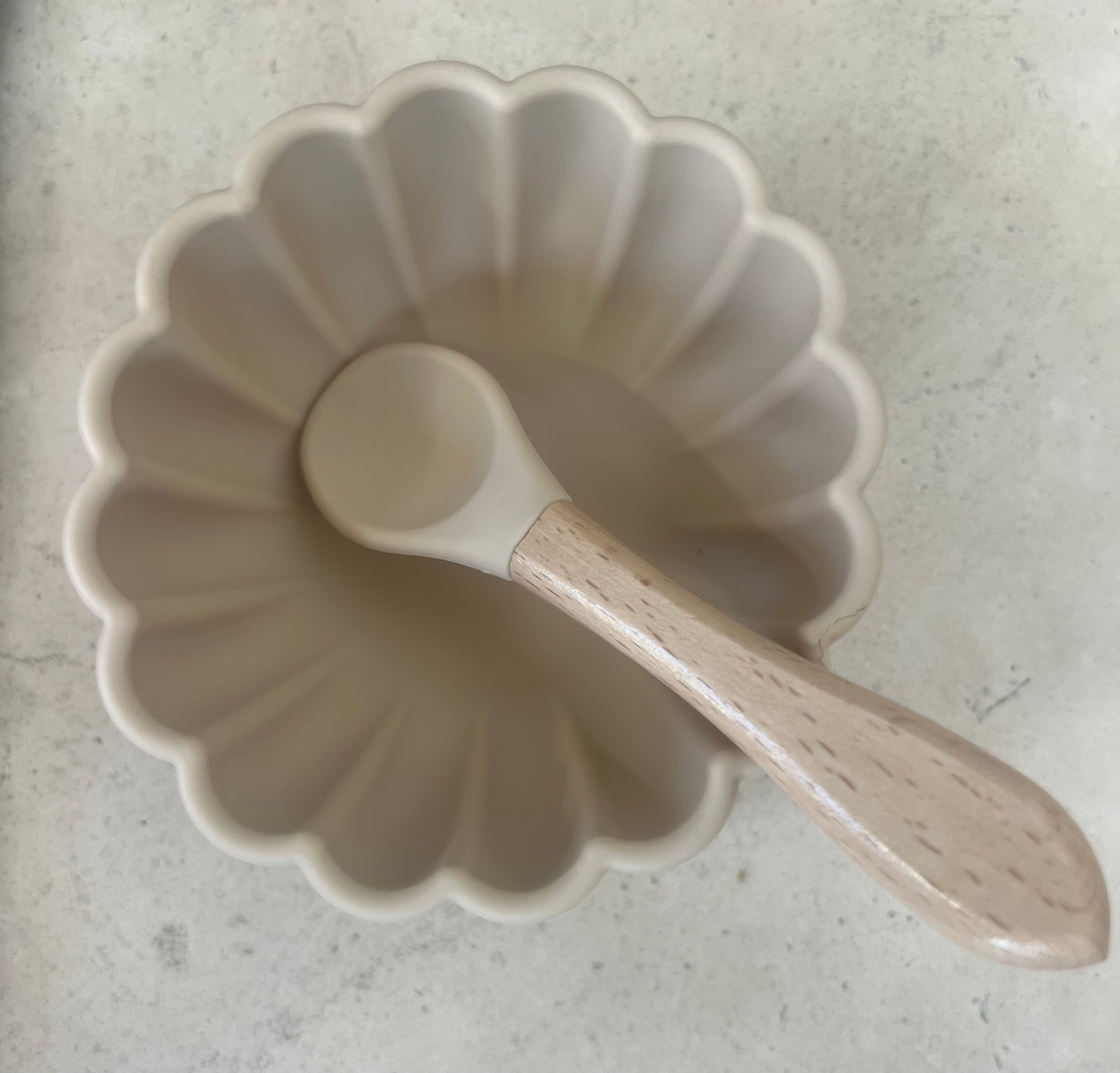 Silicone Shell Bowl & Spoon Set