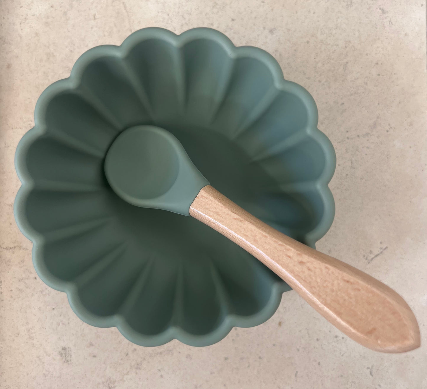 Silicone Shell Bowl & Spoon Set